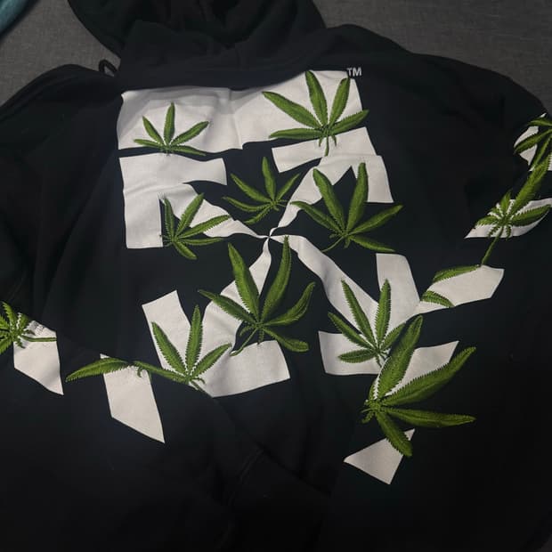 오프화이트 위드애로우 블랙 XL