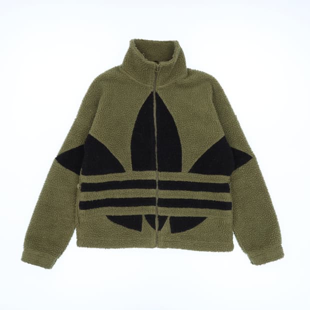 S 신형 아디다스 빅트레포일 플리스 자켓 N7424