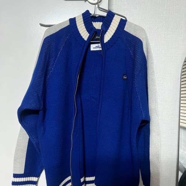 Niceweather x yale 니트집업