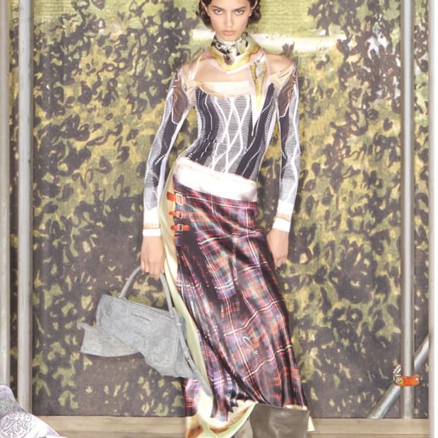 H&M glenn martens 프린트 탑