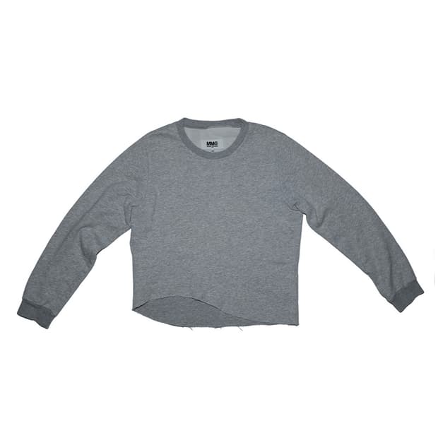 MM6 Maison Margiela 크롭 컷오프 맨투맨