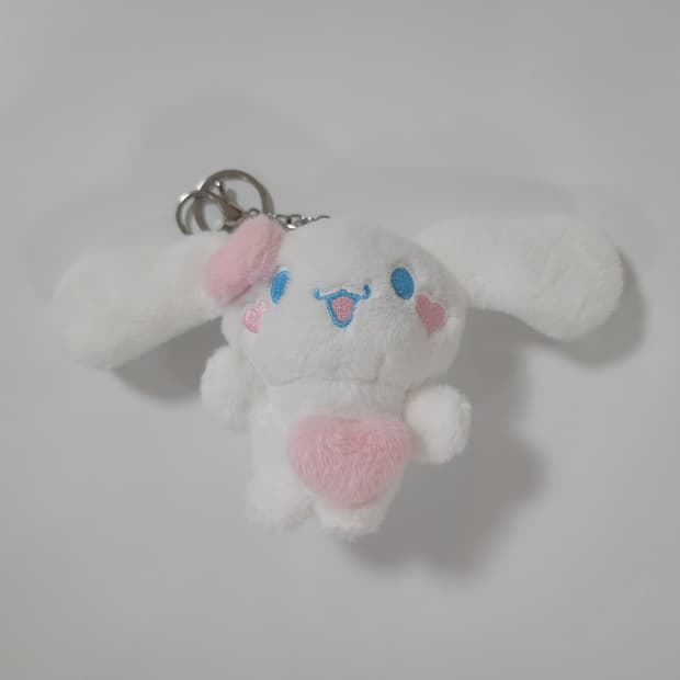 산리오 시나모롤 인형 키링 11cm(하자) 가방고리 큐방 봉제인형