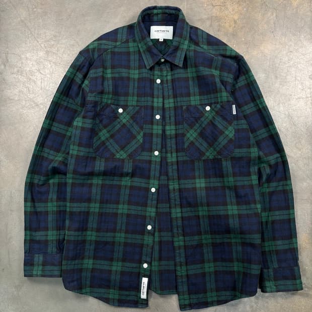 칼하트 윕 슬로만 체크 셔츠