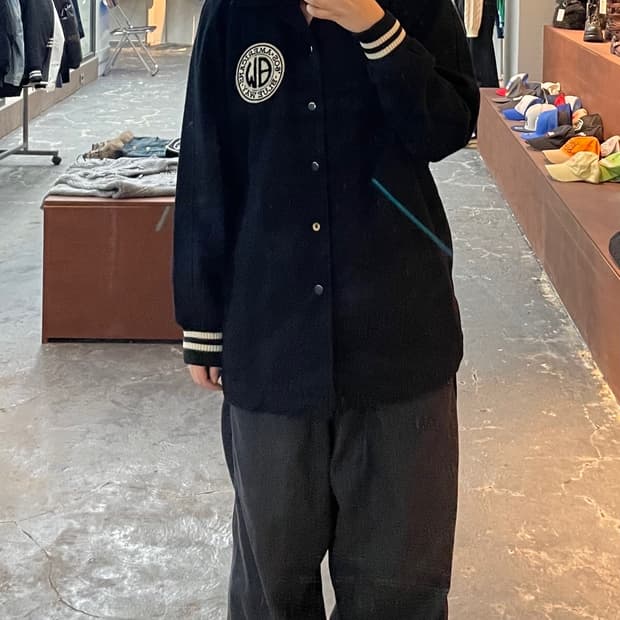 빈티지 바시티 재킷 H905
