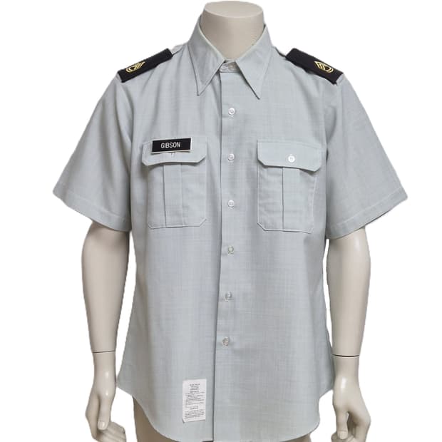 미군 구형 중사 정복 전투복 반팔 카라티 티셔츠 (XXL)