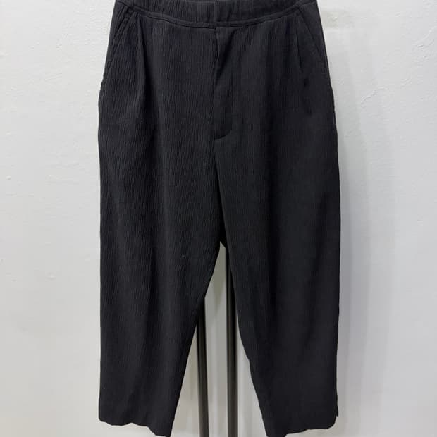 정품) 솔리드옴므 22ss 플리츠팬츠 46