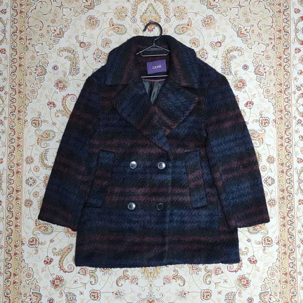 라우렐 여성 울혼방 오버핏 코트 55