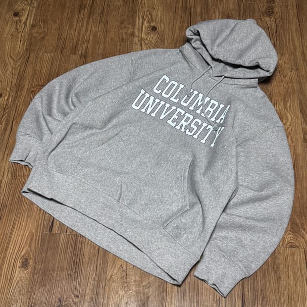[XL] GU 컬럼비아 대학교 프린팅 기모 후드티