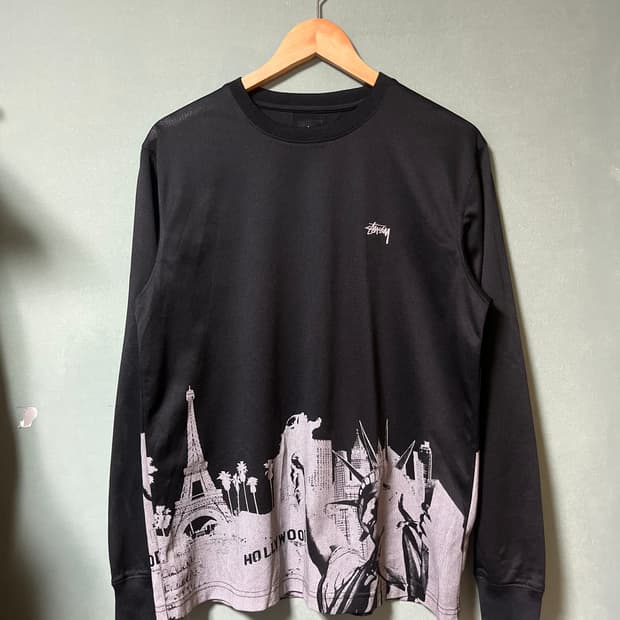 Stussy All Cities Mesh longsleeve  Tee  