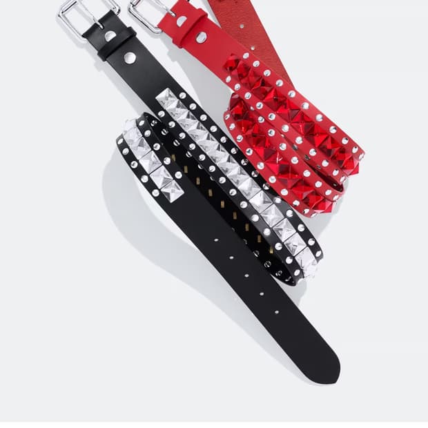 [M]슈프림 X넘버나인 스터디드 벨트