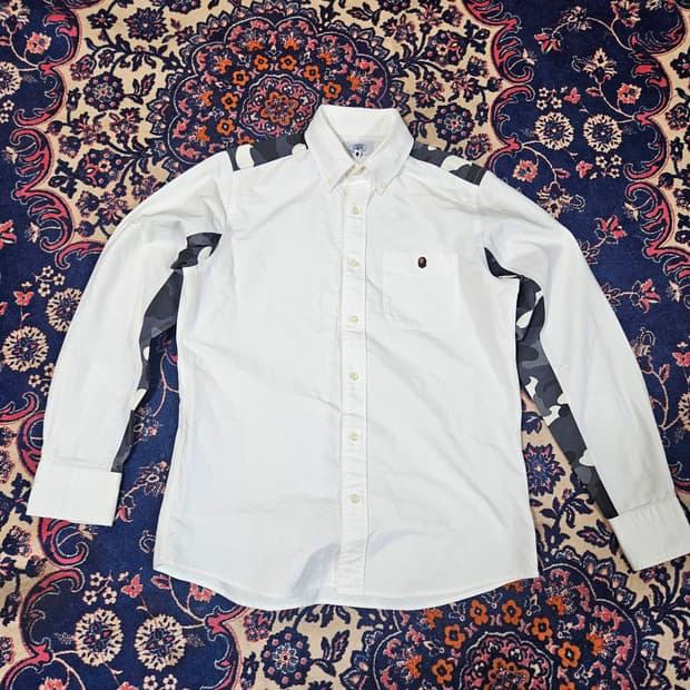 베이프(Bape) 카모 셔츠 M size