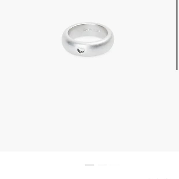 아더에러 트윈 하트 링 L size