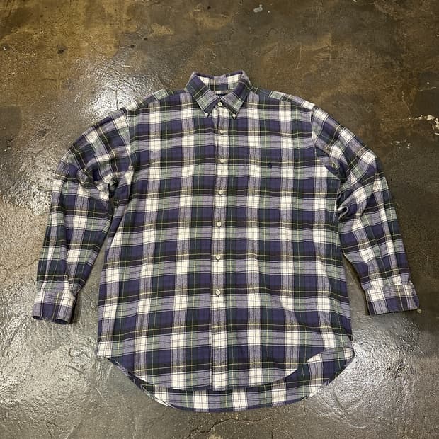 POLO 폴로 랄프로렌 체크셔츠 M