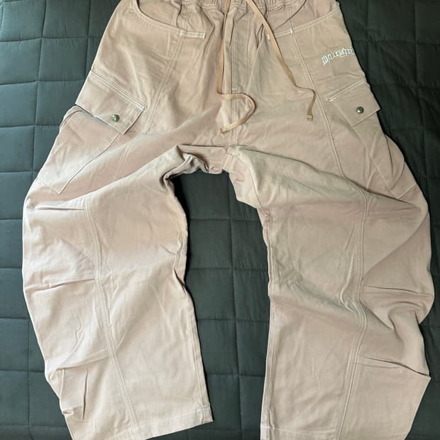 dauspice 코튼 카고 팬츠 핑크