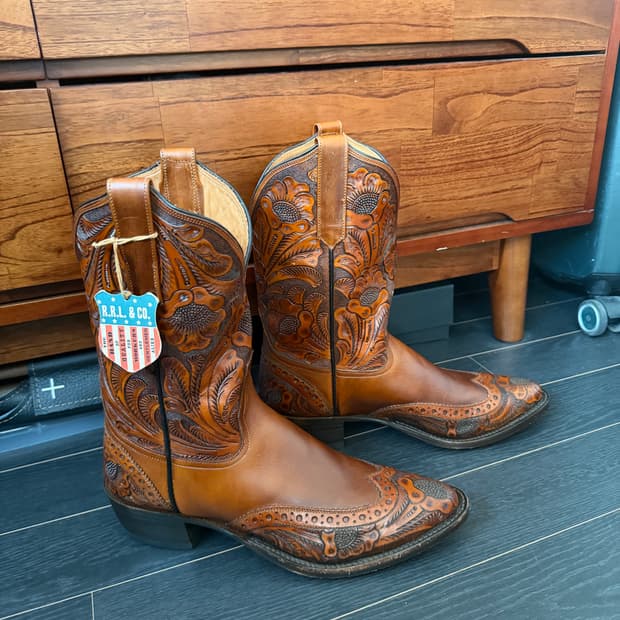 Rrl Cowboy Boots 9D 부츠