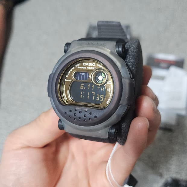 지샥 G-Shock G-B001MVB-8DR 제이슨 흑금