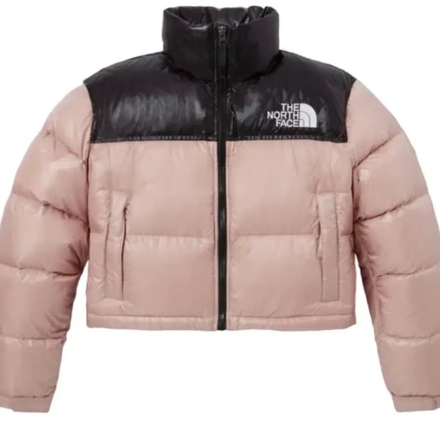 노스페이스 눕시 숏자켓 파스텔핑크 M