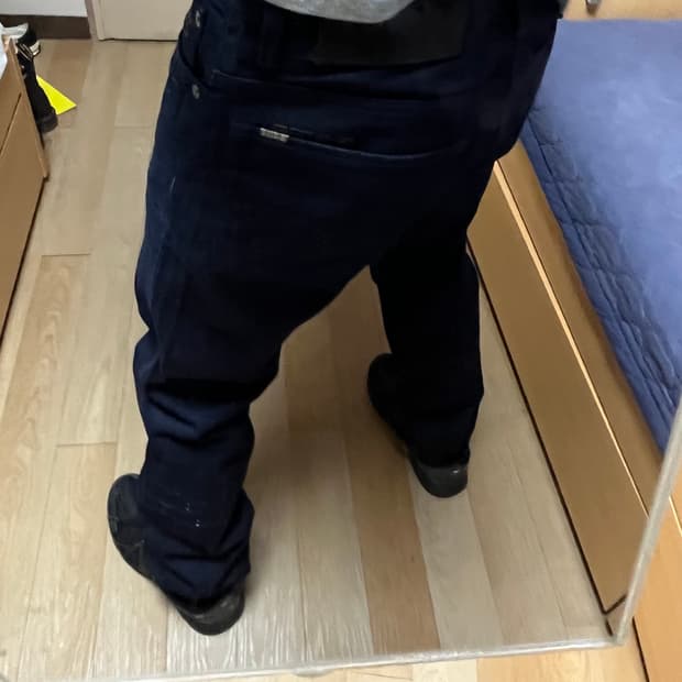 지스타로우 3301 스트레이트 인디고 블루진