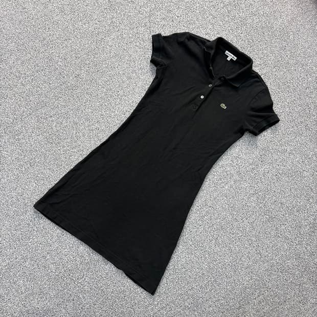 34 라코스테 반팔 카라 원피스 0420J