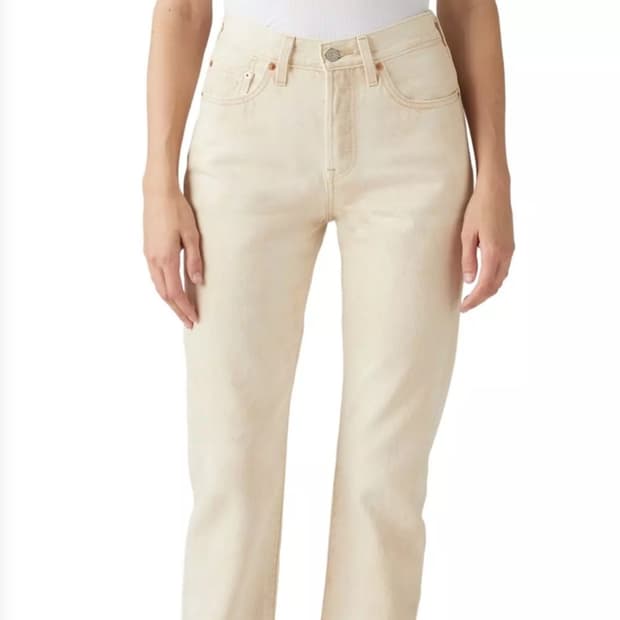 리바이스 오리지널 501 버튼플라이 탄 워시샌드 컬러