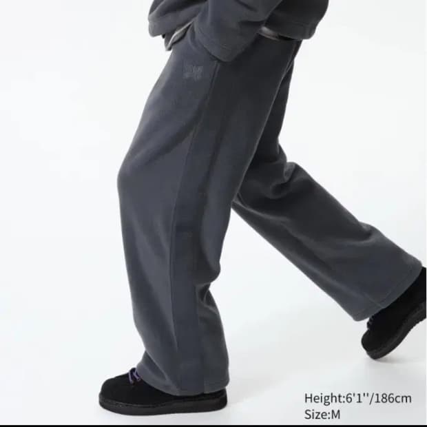 유니클로 니들스 팬츠 다크레이 L사이즈