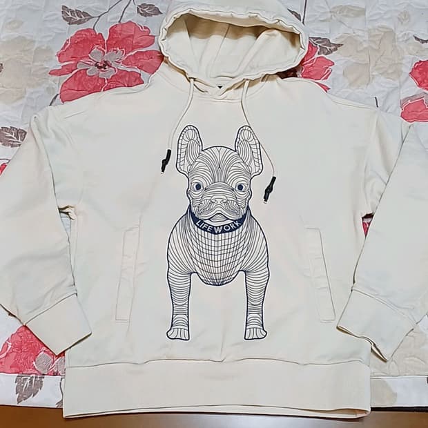 라이프워크 오버핏후드 85 여성55 가슴52 기장62