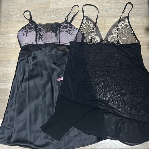 블랙 빈티지 슬입 세트