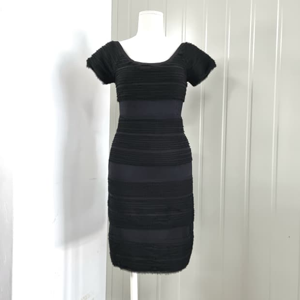 랙앤본 rag&bone 프린지 라이닝 스판 원피스 (44~날씬55)