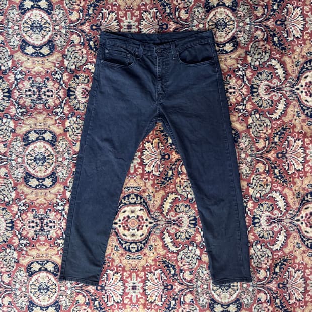 빈티지 리바이스 512 블랙 진 데님 34 (683)