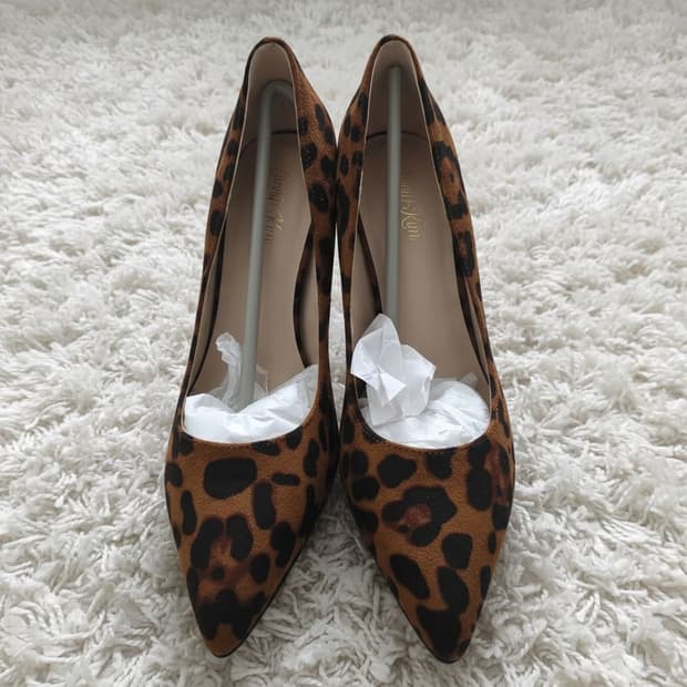 지니킴 레오파드 스틸레토 힐 235 | 새상품