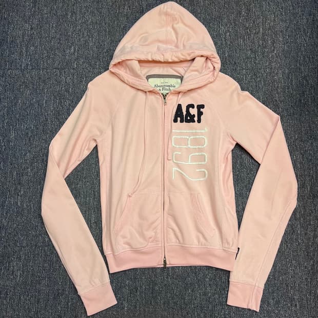 아베크롬비 핑크우유 후드집업