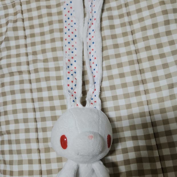 글루미베어 범용토끼 화이트 별