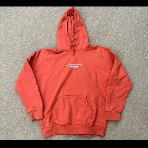 앤더슨벨 17SS 오렌지컬러 후드 스웨트셔츠 (L)