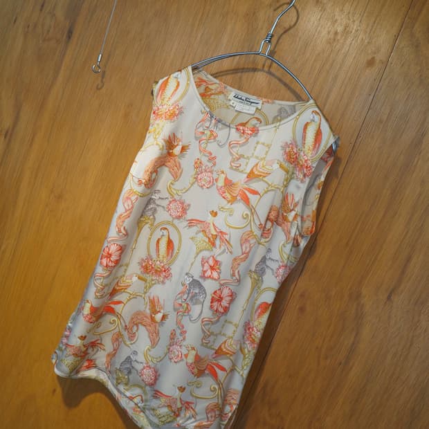 Salvatore Ferragamo silk sleeveless