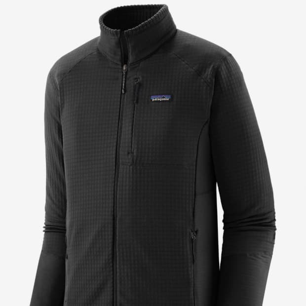 파타고니아 R1 재킷(블랙 / 라지사이즈)