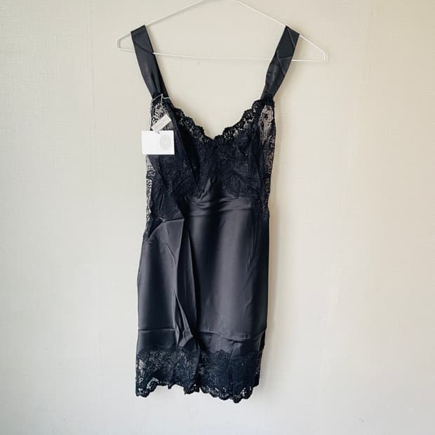 디올 레이스 여성 슬립 새상품