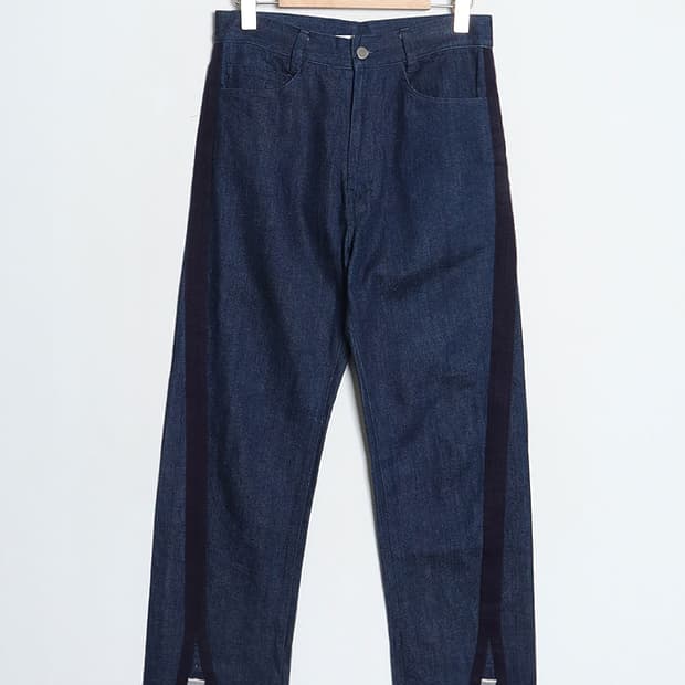 NuGgeTs Taping Indigo Denim Pant (28~29)