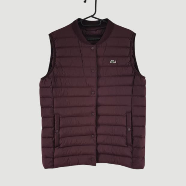 라코스테 여자 오리털패딩조끼