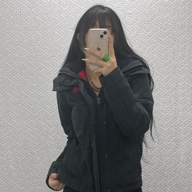 아베크롬비 Y2K 레트로 숄카라 바람막이 자켓 XL C08454