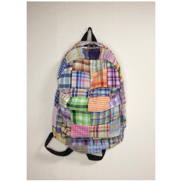 빈티지 컬러풀 패치워크 백팩
