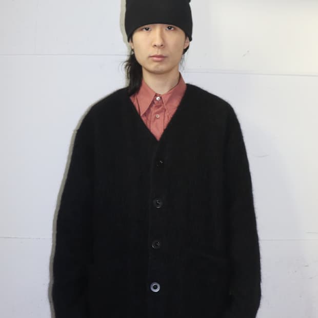 아워레가시 알파카 니트 가디건