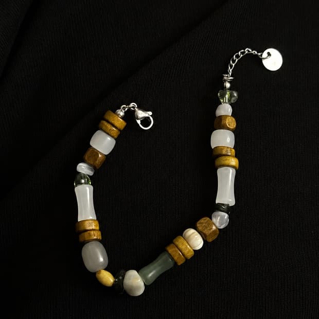 [담슨] 노마드 스톤 비즈 팔찌 Nomad Stone Bracelet