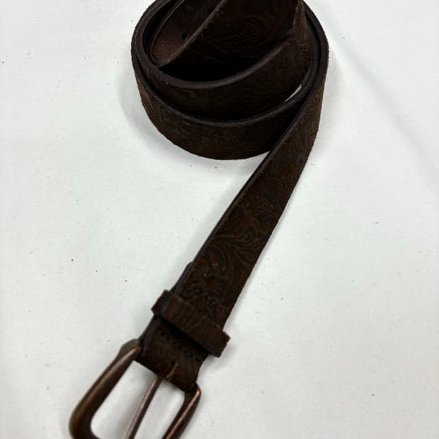 ZARA 자라 웨스턴 레더 벨트