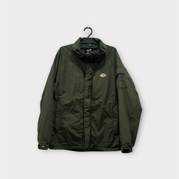 디키즈 카키 바람막이 집업 자켓 남성 M