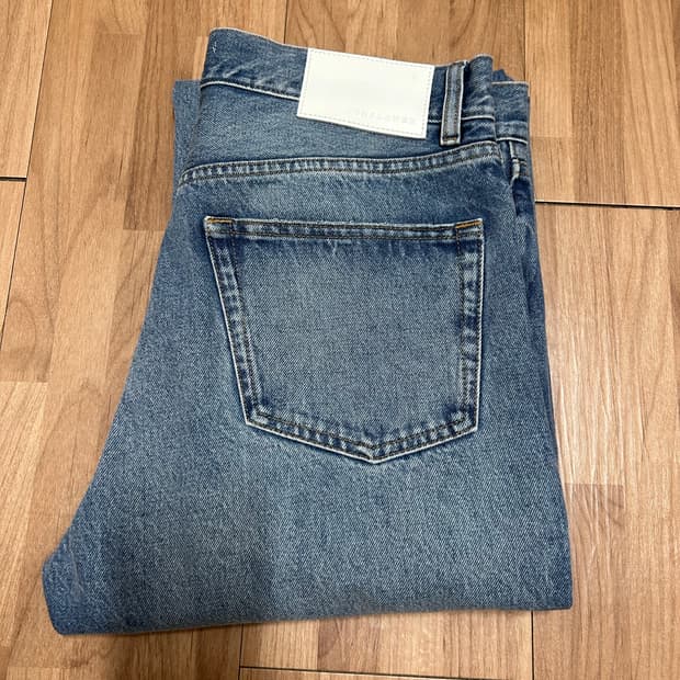 선플라워 스트레이트 트위스트 진 내츄럴 빈티지 32x30