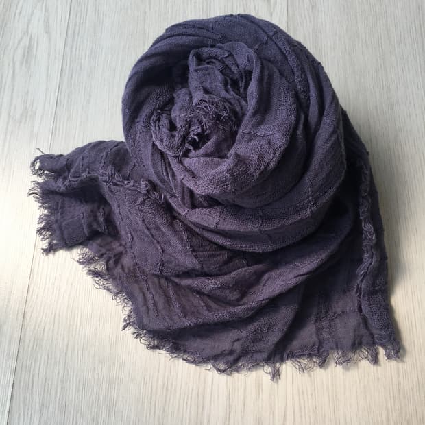 jpn빈티지 차콜퍼플 스카프