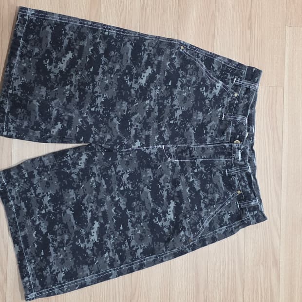 버터굿즈 워크 쇼츠 검정 WORK SHORTS