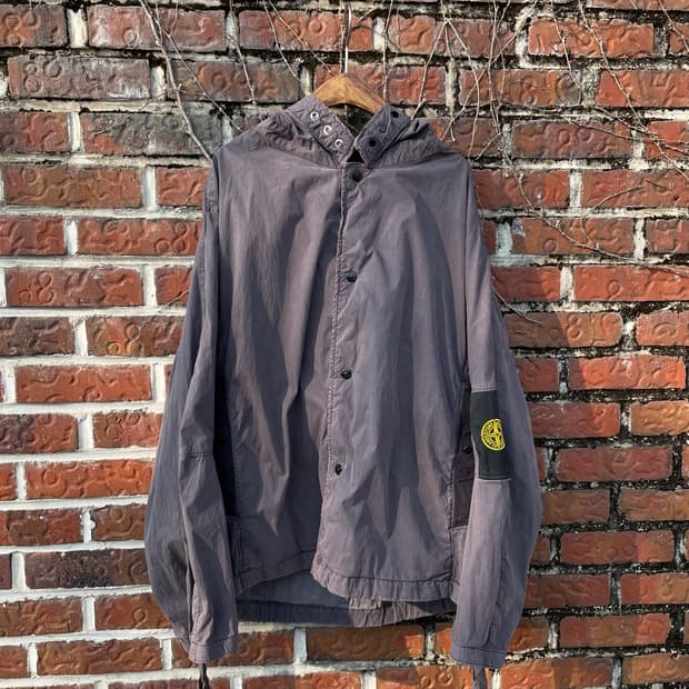 2004ss Stone Island Hooded Canvas Jacket