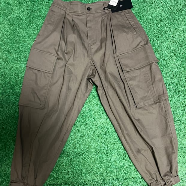 송지오옴므 그레이 카고 조거 팬츠