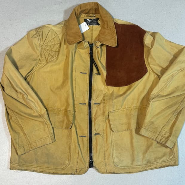 50s robey usa distressed 빈티지 헌팅자켓 빅사이즈
